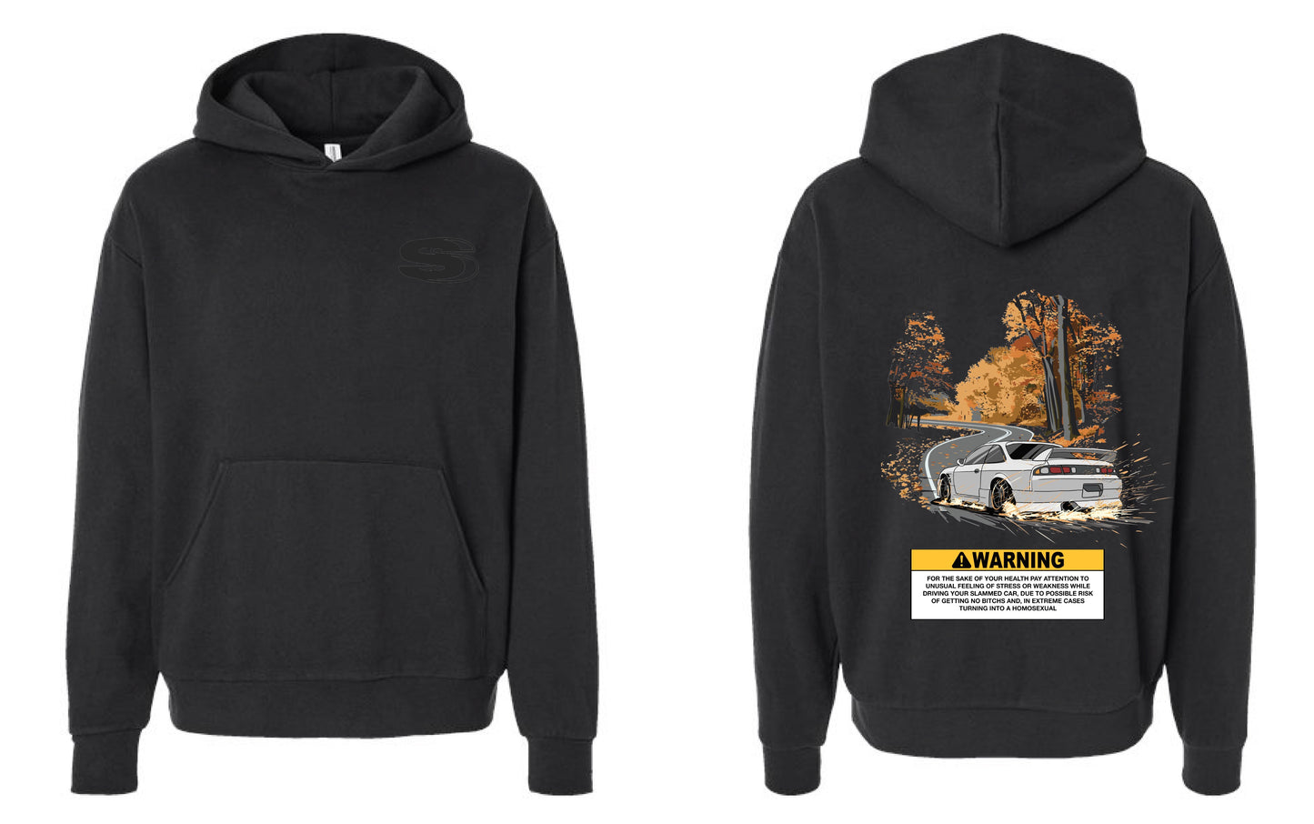 S14 warning hoodie