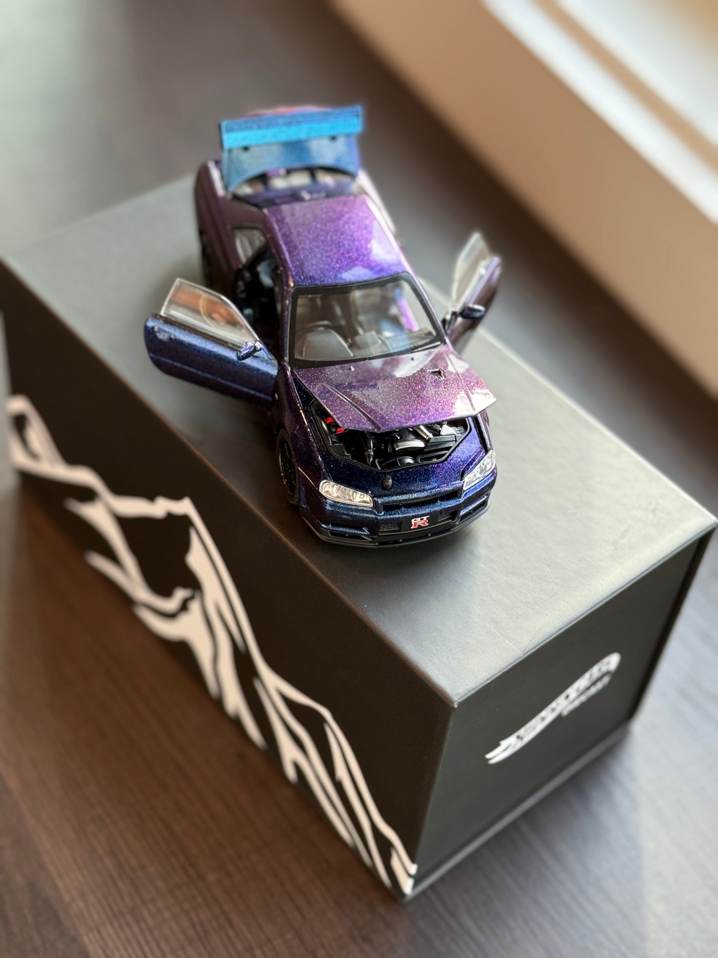 1:32 Nissan R34 GTR         Slammedenuff Gatlinburg model car collab