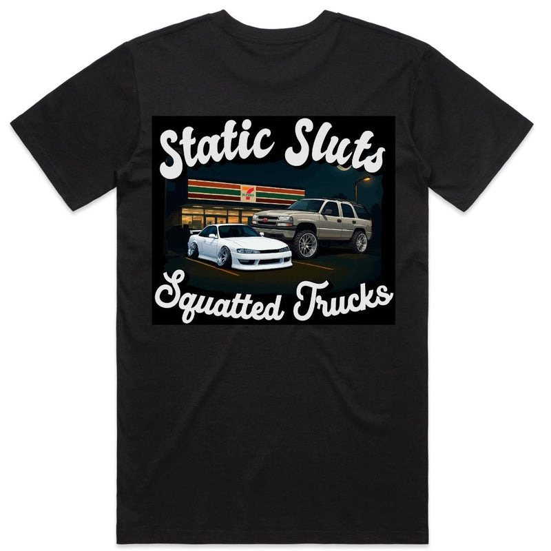 Static Sluts & Squatted Trucks T-Shirt